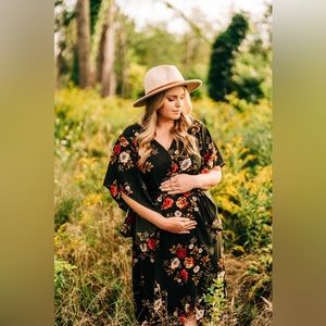 Floral chiffon dress